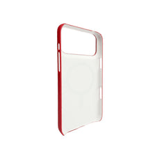 Load image into Gallery viewer, Back Case for iPhone 17 Pro Max Magnetic Red Case with Yellow Point