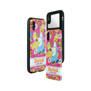 Mirror Inserted Slide Case for iPhone X - Father & Son
