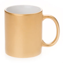 Load image into Gallery viewer, 11oz Gold/ Silver Mug
