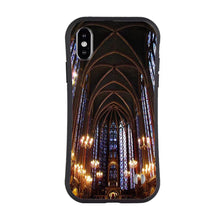 Load image into Gallery viewer, Slim Waisted Glass Case for iPhone X/XS - Lights at Night

