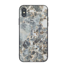 Load image into Gallery viewer, Glass Case for iPhone X - Cracked Stone
