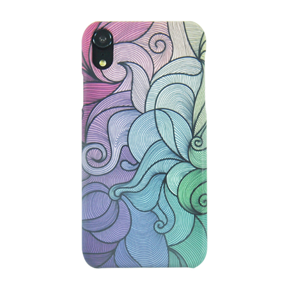 Snap Case for iPhone X Printed with Abstract Lines