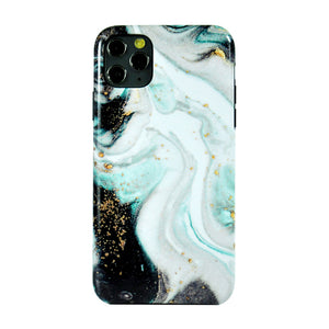 Bumper Case for iPhone 11 Pro - Black White and Green