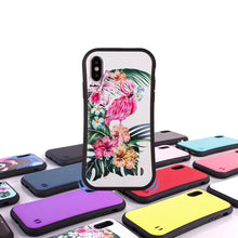 Load image into Gallery viewer, Slim Waisted Glass Case for iPhone X/XS - Pentagrams
