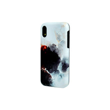 Load image into Gallery viewer, 2 in 1 Case for iPhone X - Smoked Red Black White