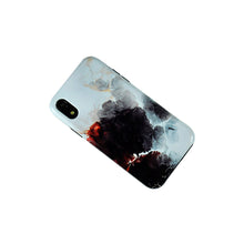 Load image into Gallery viewer, 2 in 1 Case for iPhone X - Smoked Red Black White