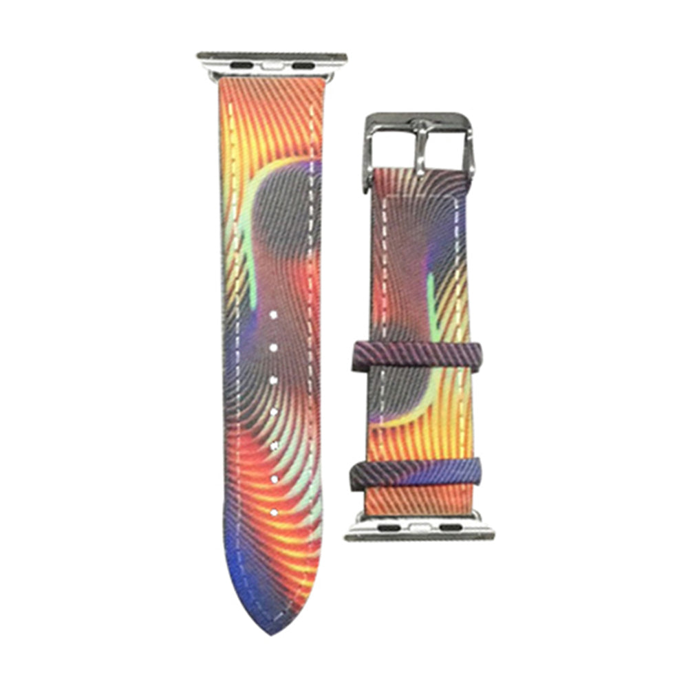 Sublimation Band for iWatch - Rippled Rainbow