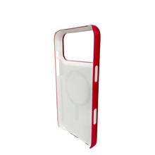 Load image into Gallery viewer, Back Case for iPhone 17 Pro Max Magnetic  Red Case with Yellow Point
