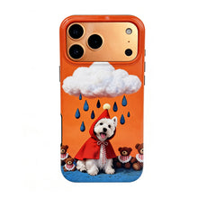 이미지를 갤러리 뷰어에 로드 , 2 in 1 Back Case for iPhone 17 Pro Max -Orange Dog  Sublimation Factory
