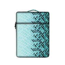 이미지를 갤러리 뷰어에 로드 , CAKVO Sleeve Compatible with 13-13.3 inch 10.9&quot; iPad Air Water Repellent Neoprene Bag with Small Case, Pythons Grains

