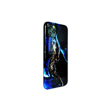 Laden Sie das Bild in den Galerie-Viewer, 2 in 1 Back Case for iPhone 11 Pro - Fluid Blak Blue Gold
