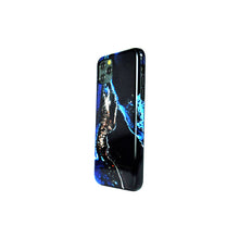 Charger l&#39;image dans la galerie, 2 in 1 Back Case for iPhone 11 Pro - Fluid Blak Blue Gold
